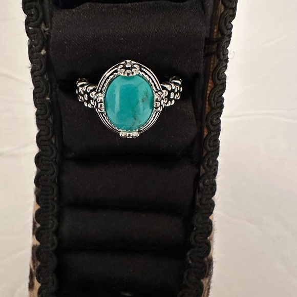 Turquoise 925 Sterling Silver Ring - Picture 5 of 5
